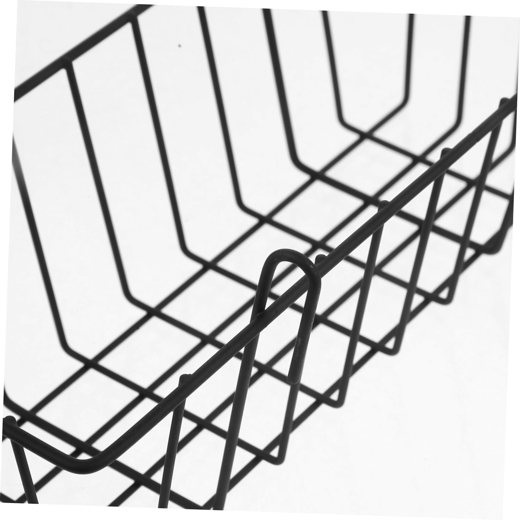 Abaodam Mangiatoia per Conigli Nani 2 Pezzi in Ferro Nero Pieghevole e Versatile Resistente per Gabbie, Scaffali per Cibo per Piccoli Animali per Conigli e Criceti