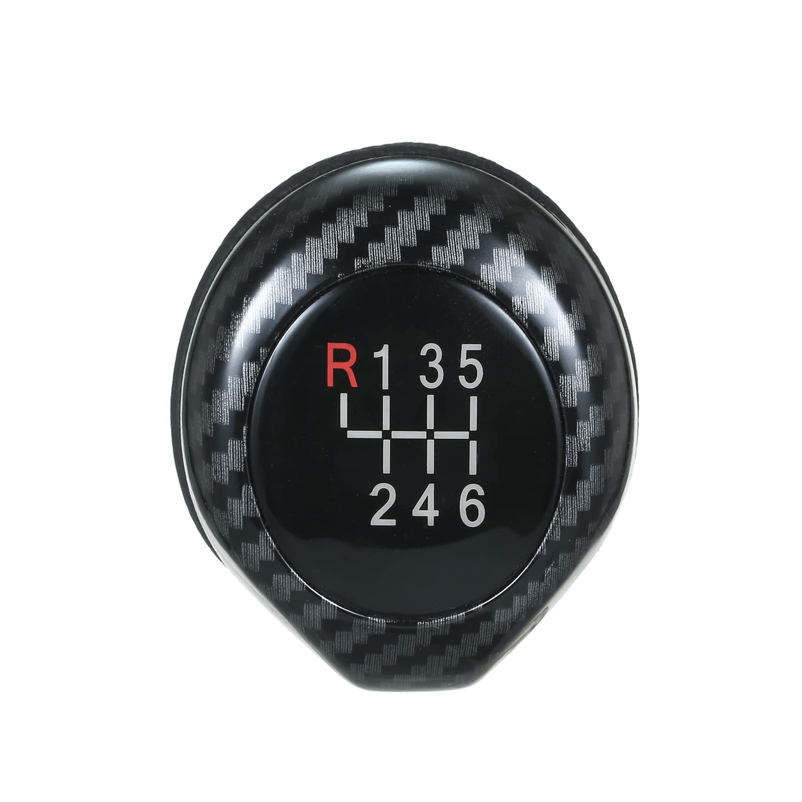 Pommeau Levier Vitesse En Fiber Carbone 5/6 Vitesses Pour BMW 1 3 5 6 Series E46 E53 E60 E61 E63 E65 E81 E82 E83 E87 E90 E91 E92 X1 X3 X5 Levier