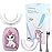 V-WHITE Electric Toothbrush Kids- Ultrasonic U-Shaped Toothbrushes for Teeth Whitening - 360 Mouth Cleansing, Hands Free Gums Protection - Wireless Charging & LED Light - Waterproof IPX7 Certified
