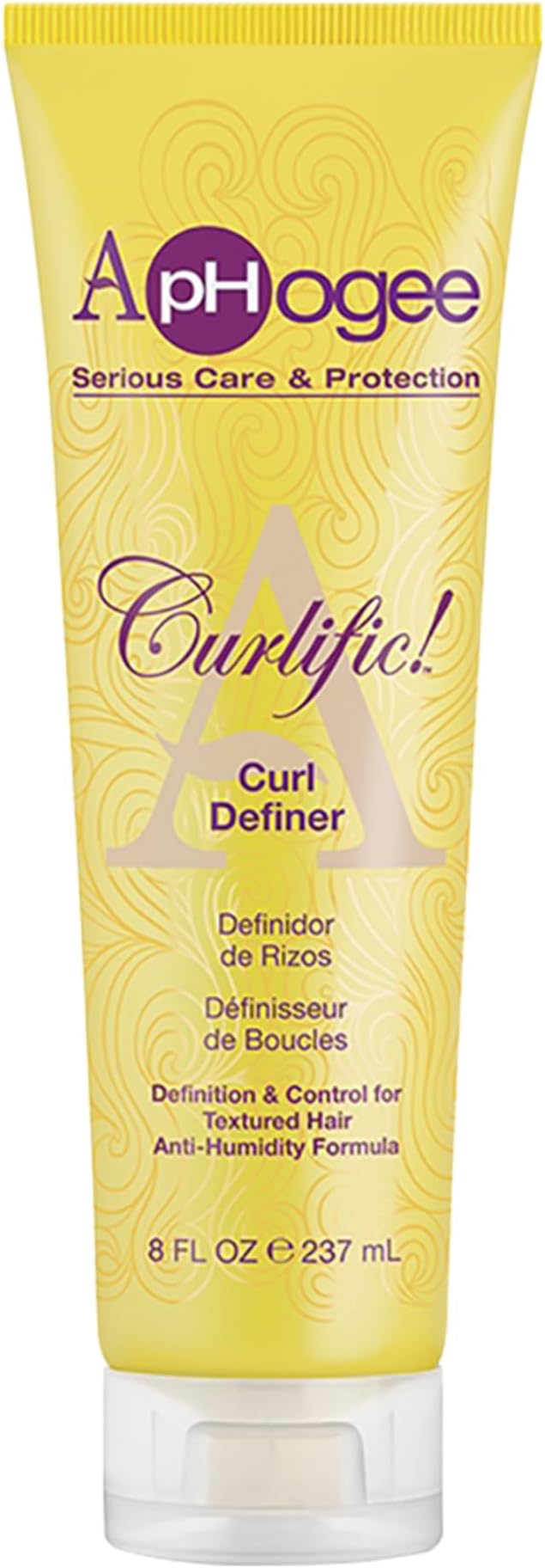 Curlific Curl Defining Cream for Curly Hair (8 fl oz) | Frizz Control | Humidity Protection | Crunch-Free | Defines Curls | Enhances Natural Curl Patterns | Lasting Definition