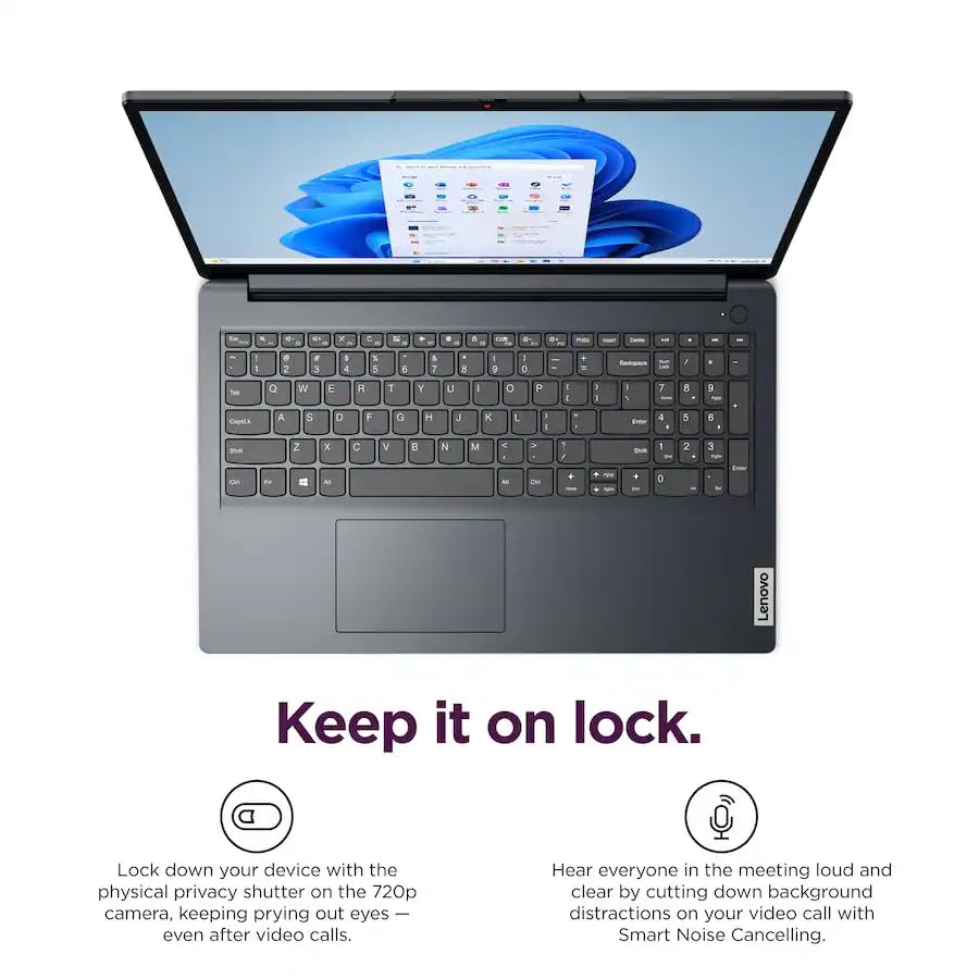 Image of Lenovo 2025 IdeaPad Laptop, 15.6 inch FHD Touchscreen, 13th Gen Intel 10-Core i5-1335U, 24GB, 128GB SSD, Intel Iris Xe Graphics, AI-Copilot, Wi-Fi 6, Numeric Keypad, Windows 11 Home, w /Stylus Pen