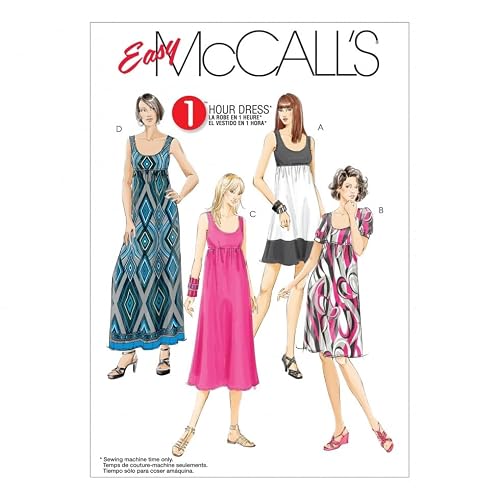 McCalls Sewing Pattern 5893 Ladies Plus Size Dress Sizes: 18W-20W-22W-24W
