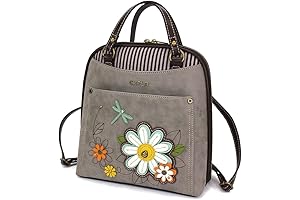 Convertible Backpack and Designer Purse in Gray