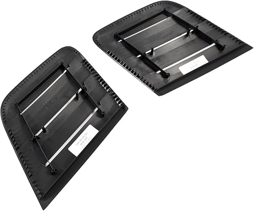 Miniatura 3 de Yates Performance Roush 422083 Extractores de calor de ventilación de campana negra para Mustang 2018-2022