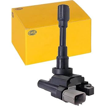 HELLA 5DA 358 000-391 Ignition Coil - 12V - 3-pin connector - Flush-Fitting Pencil Ignition Coils - Bolted