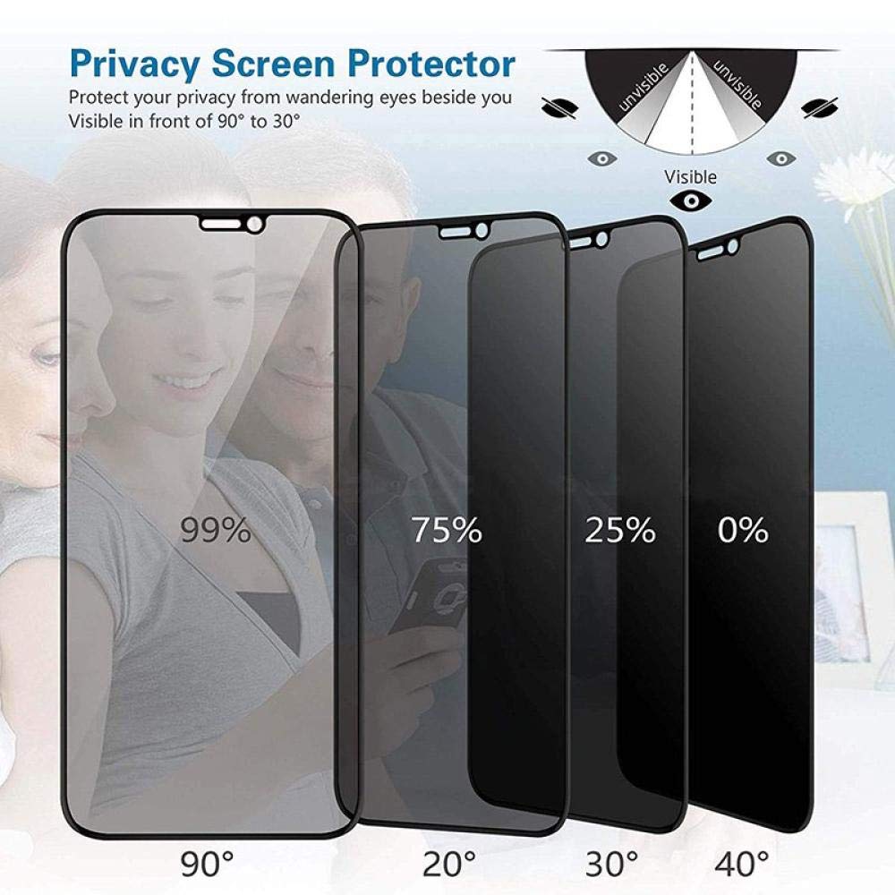 Pack De 3 Protections écran Verre Trempé Confidentialité Pour IPhone 7/8/+/X/XS - Anti-espion