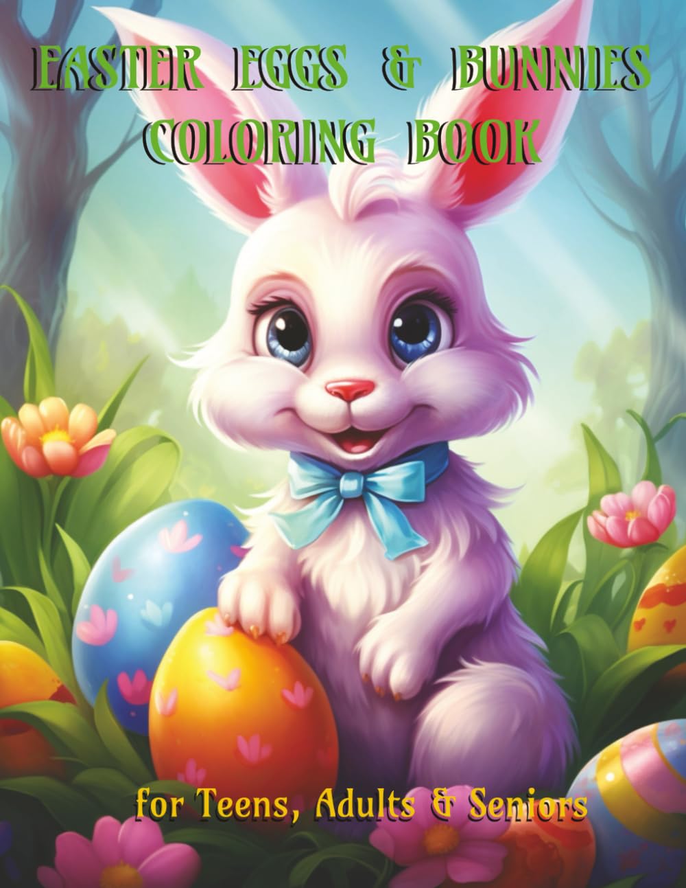 Easter Eggs and Bunnies Coloring Book: Hop into the Joyful Spirit of Easter
