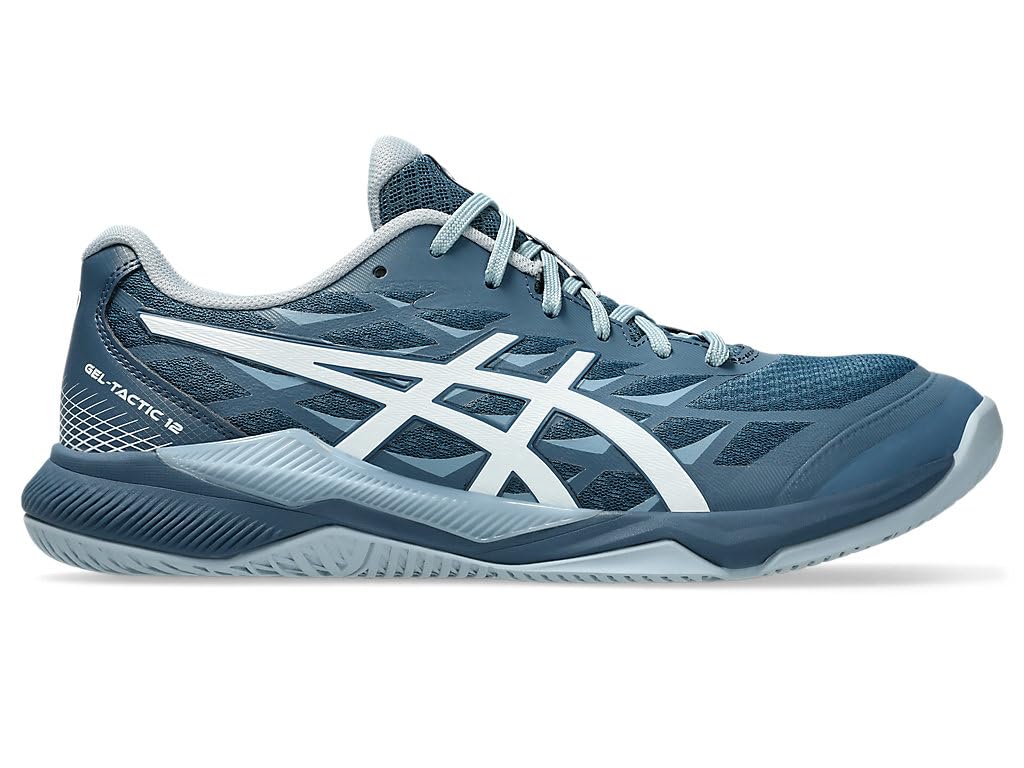 ASICS Mens Gel-Tactic 12 Vintage Indigo/White Badminton Shoes - 11 UK (1071A090.401) (B0D66JD9XT) Amazon Price History, Amazon Price Tracker