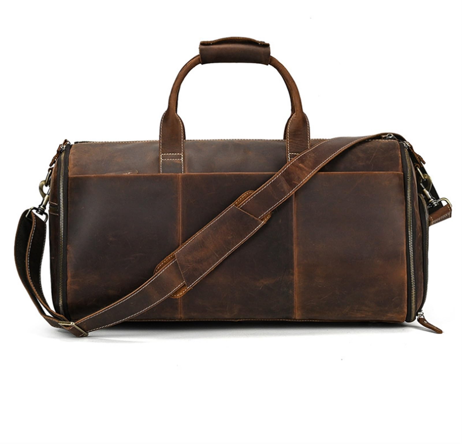 Bolsa Portatrajes Bolsa de Viaje Continúe Los Portatrajes Para Viajar Con El Bolsillo Del Artículo De Tocador, Petate De Cuero Para La Ropa Para Los Hombres Bolsa Portatrajes de Viaje Bolso Porta Traj