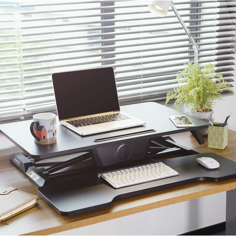 EE Eureka Ergonomic Standing Desk Converter, Adjustable Sit Stand Desk
