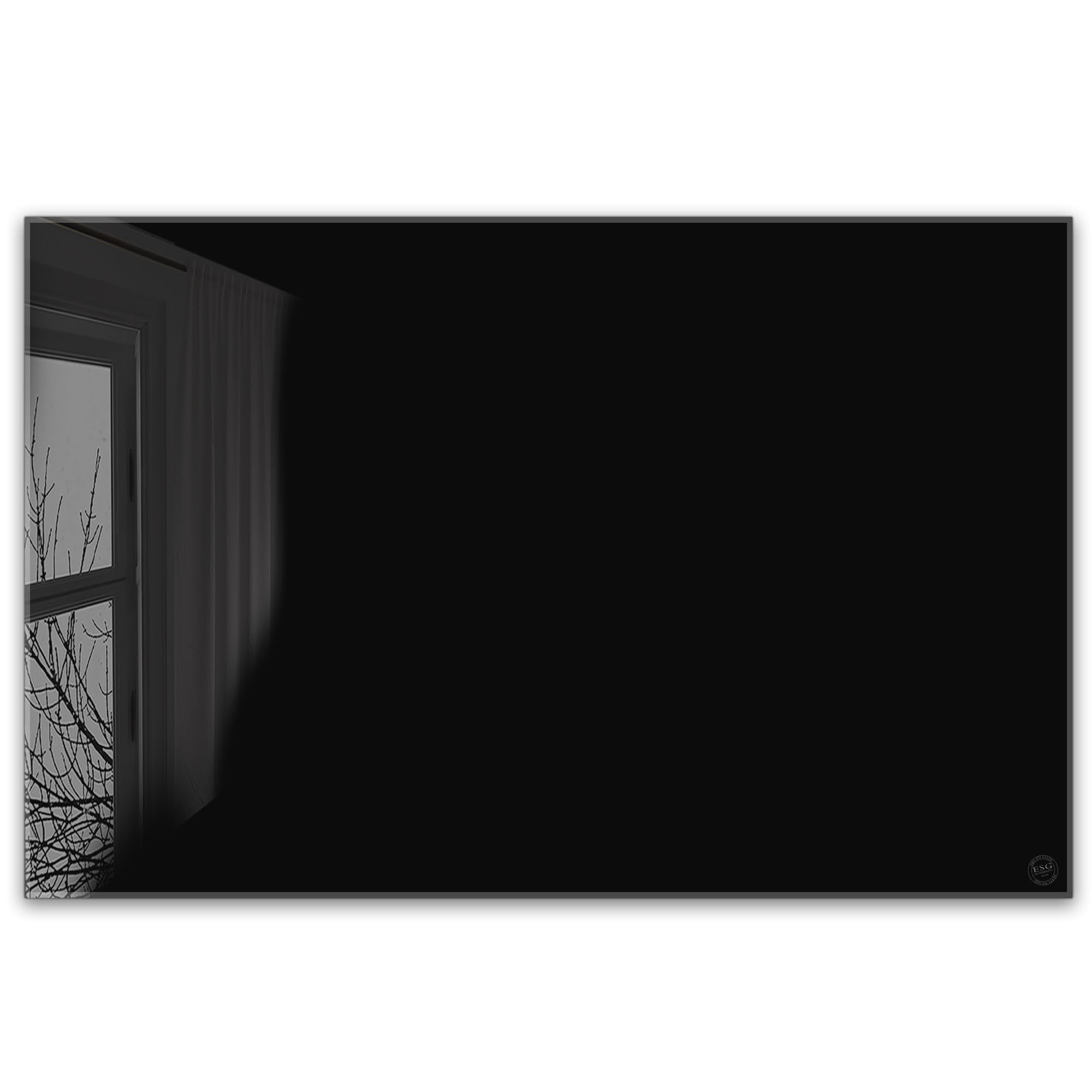 ®timalo Herdabdeckplatte einteilig | 80 x 52 cm Pure Black, Schwarz | einfarbig uni | 4mm ESG-Glas Ceranfeldabdeckung, Glasplatte, Schneidebrett, Abdeckplatte, Herd, Induktion