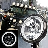 Magazi KiWAV Sirius 9" driving lamp light halogen H1 12V 55W light ring position lamp NS-3717 X1piece