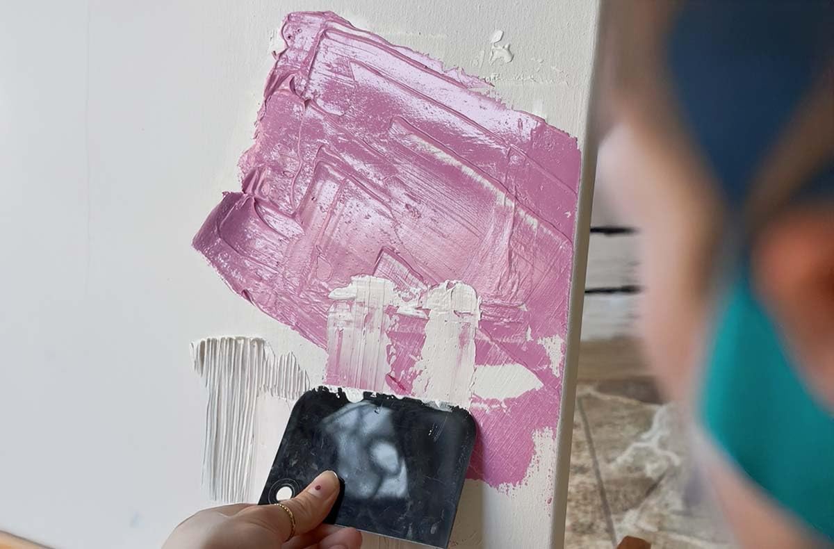 JOCHEN SCHWEIZER Geschenkgutschein: Paint & Drink mit Strukturpaste Köln