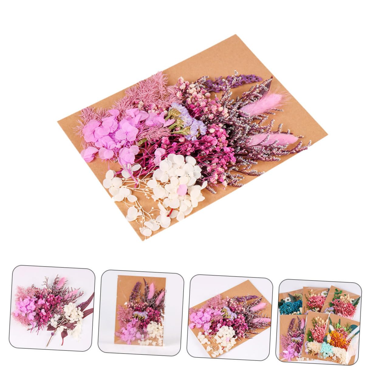 PRETYZOOM 2 Pièces 1 Fleurs séchées décoratives bouda Decoration Interieure décoration intérieure Fleur sechee gypsophile Bouquet de Fleurs séchées Plantes séchées Fleurs fraîches conservées