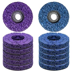 Zeumzwf 12 Stück Streifenscheiben für Winkelschleifer