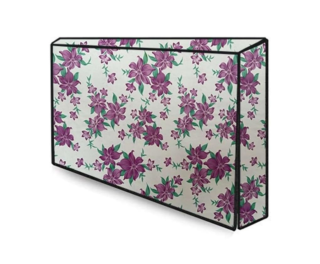 SELENO 32 inch LED/LCD TV Cover with Zip Enclosure | Dust & Waterproof TV Protector Cover | Compatible for All Brands 32 inches LED/LCD TV (Purple Green)-image-31