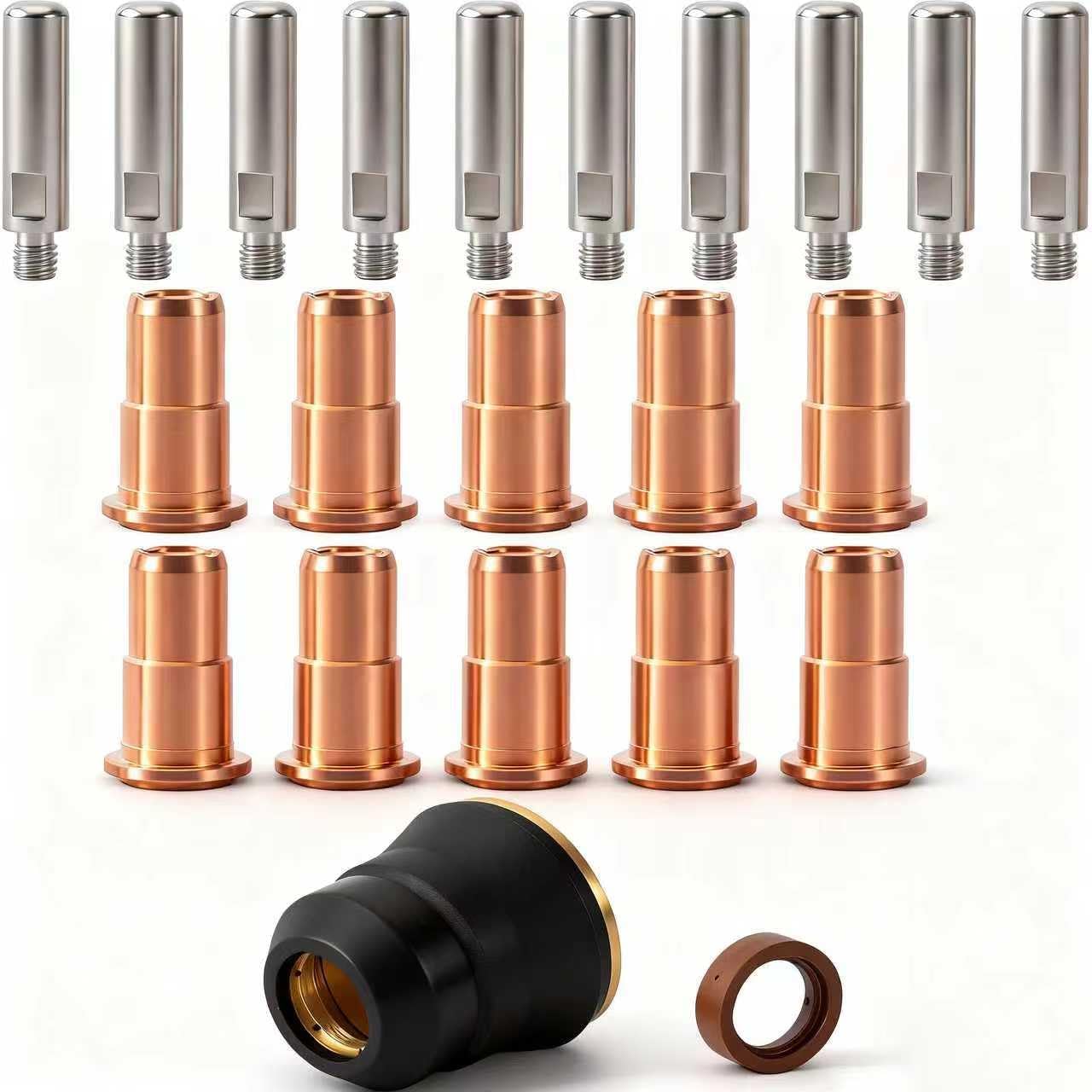 PD0103 PR0106 Extended Electrodes Drag Tip/Nozzle Set Compatible with 907N0111 907N0106 907N1170 907N1160 Matco PCA58 48 NPT40-68 and many other brands that use TRAFIMET STYLE TORCH