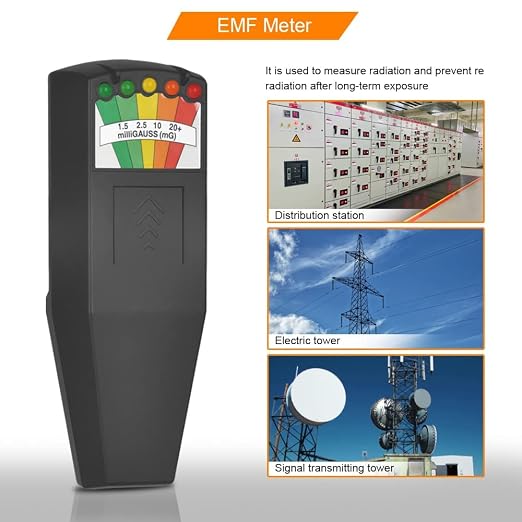 Medidor EMF AceFox, Detector de Campo Magnético, Equipamiento paranormal miniatura 6