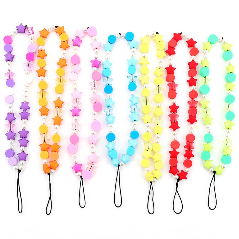 Cordino Per Cellulare Con Perline Colorate - Cinturino Da Polso Anti-Caduta, Stile Girly, Regalo Ideale - Foto 10