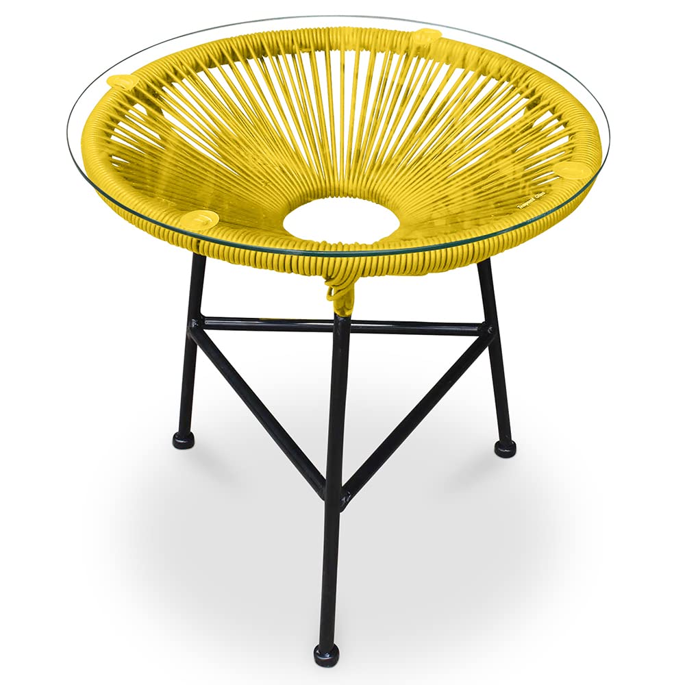 Acapulco Style Table de Jardin - Table d'Appoint - Acapulco Jaune