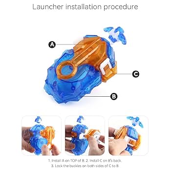 ベイブレードバースト 超王 カスタムベイランチャーLR グリップ Amazon | Desamvap ベイバトルトップス バースト B-184