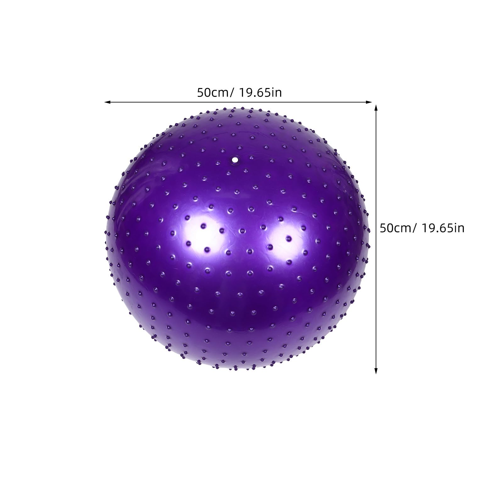 Ciieeo Anti Burst Igelball aus PVC für Erwachsenen und Kindertraining Rutschfester Gymnastikball mit Verbesserter Taktiler Stimulation für Yoga und Tägliche Übungen im Büro