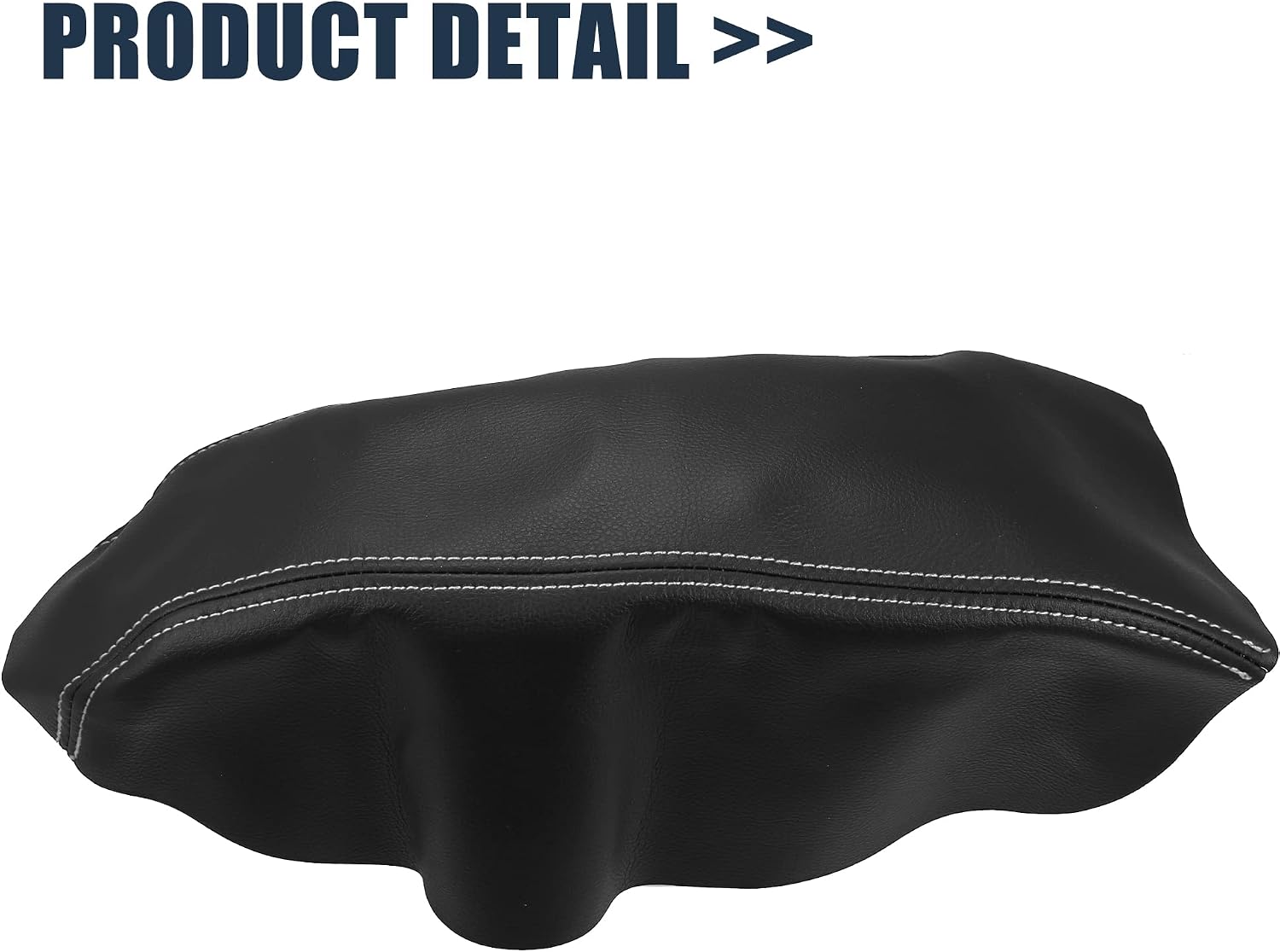 X AUTOHAUX Microfiber Leather Armrest Cover for Nissan Maxima 16-21 Black image 4