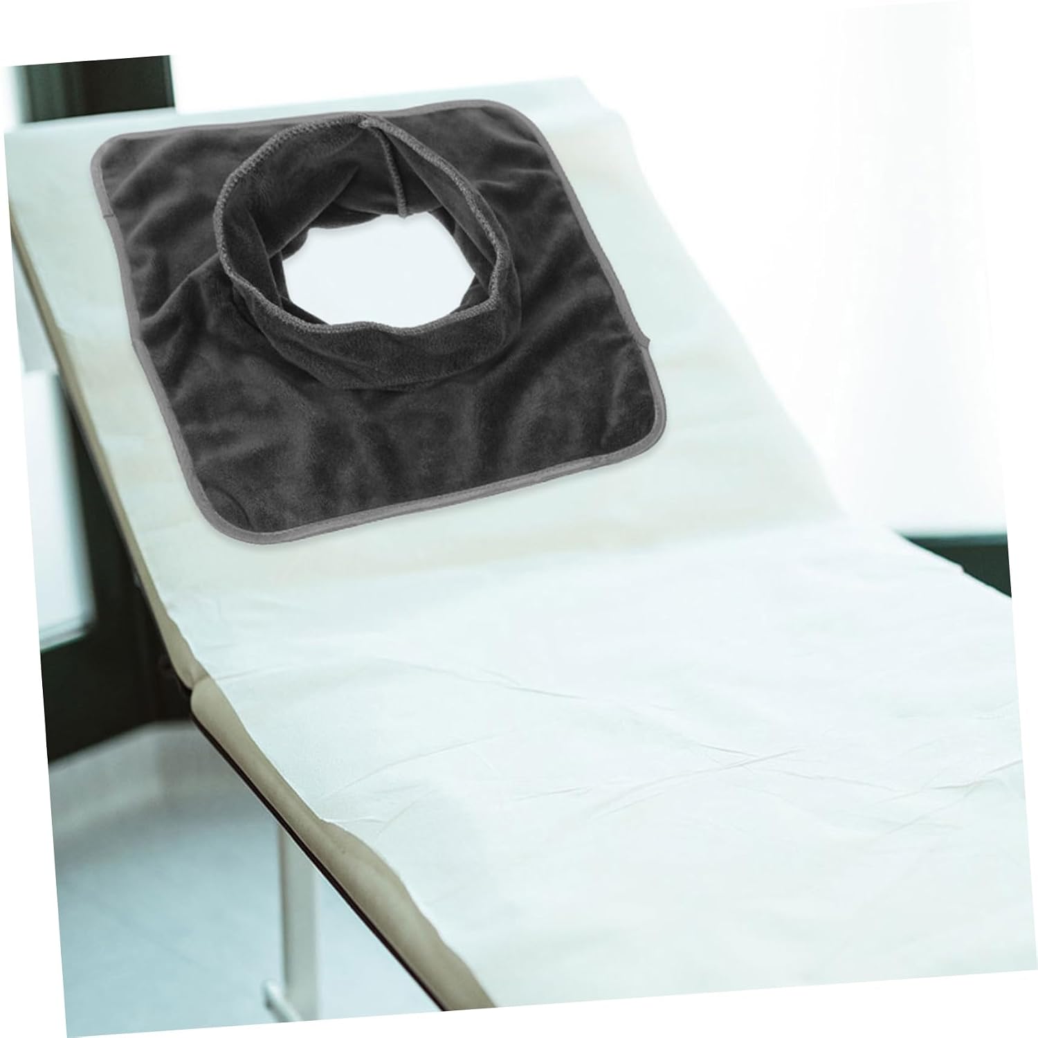 Outanaya 2pcs Massage Bed Cloth with Hole Breathable Microfiber Cover for Beauty Salon Comfortable Massage Pads for Spa Clinic and Shops