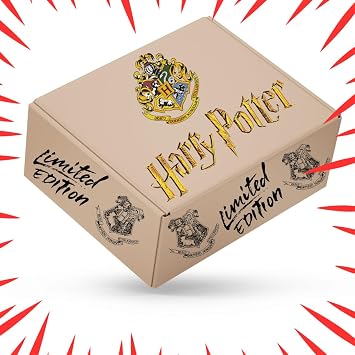 Harry Potter – Exclusive Magician Box/Merch Box for New Wizards Witches and Wizards Harry Potter Gift Idea for Young and Old