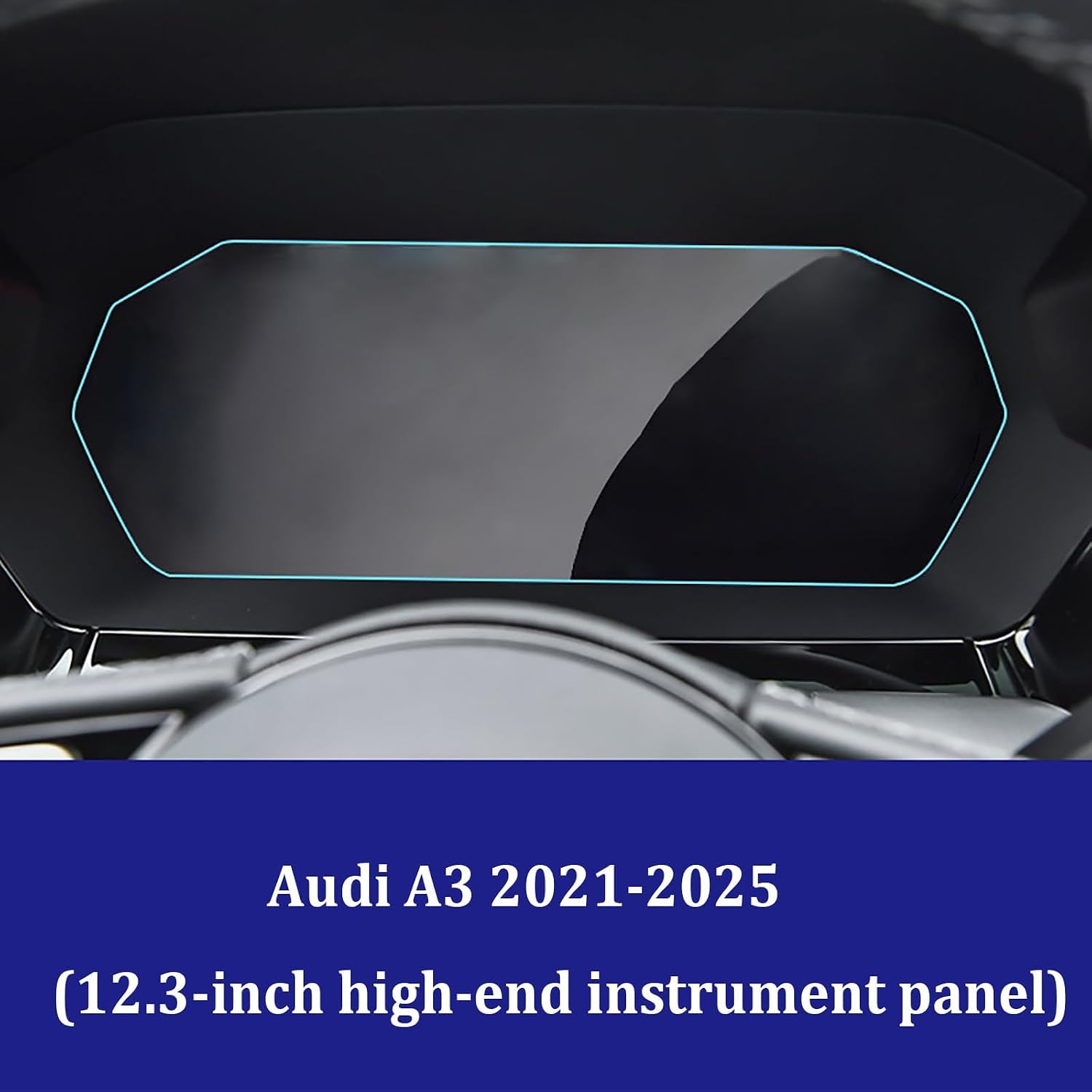 Pellicola Protettiva Auto per Audi A3 2021-2025 (12.3" Premium Cluster)