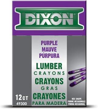 Purple Lumber Crayon 49300 [Set of 12]