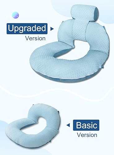 Miniatura 2 de INSEN Almohada de lectura, almohada de espalda para sentarse en la cama y el sofá, almohada de juegos para adultos, soporte para sentarse para la