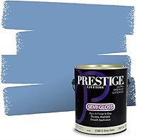 Vista 241 de Prestige Paints. - Base y pintura para exteriores en un solo galón, 1 galón. plano, comparable con Sherwin Williams Topsail.