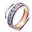 AmorArtSky Ring for Women and Men: Titanium Stainless Steel Spinner Ring, 5 Colors, Size 7, Fidget Ring, Moon Star, Hollow Outer-Rainbow