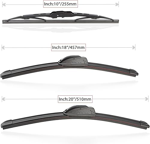 Miniatura 5 de RAINTOK Juego de limpiaparabrisas de repuesto para Mazda CX5 CX-52017-2021 Mazda CX9 CX-9 2017-2021, repuesto de equipo original, 24 pulgadas18