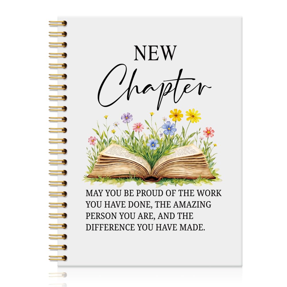 New Chapter May You Be Proud of The Work Difference Maker Notebook White038