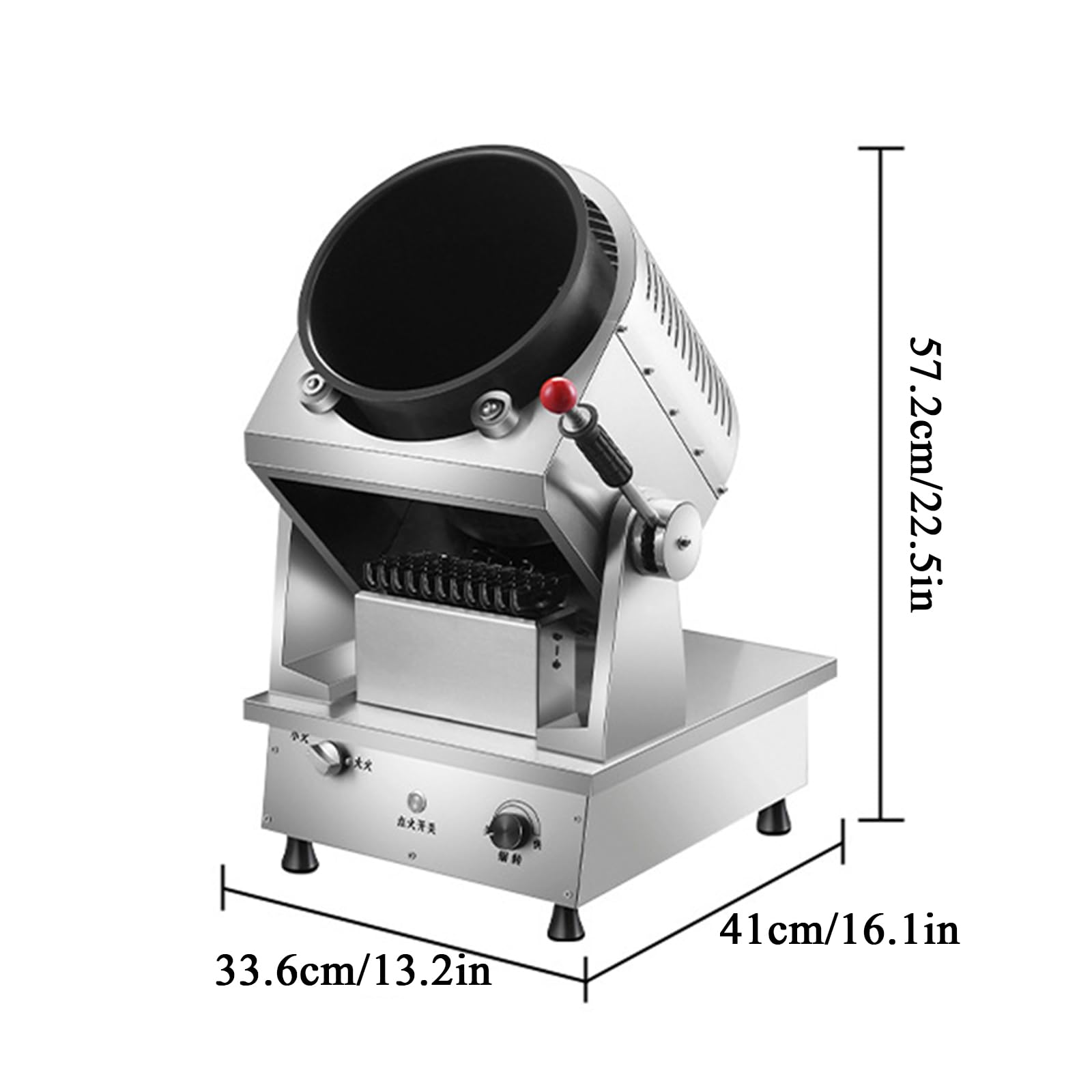 Machine de cuisson portable à 360°, machine de préparation des aliments entièrement automatique pour restaurants, écoles et bureaux, équipement culinaire efficace