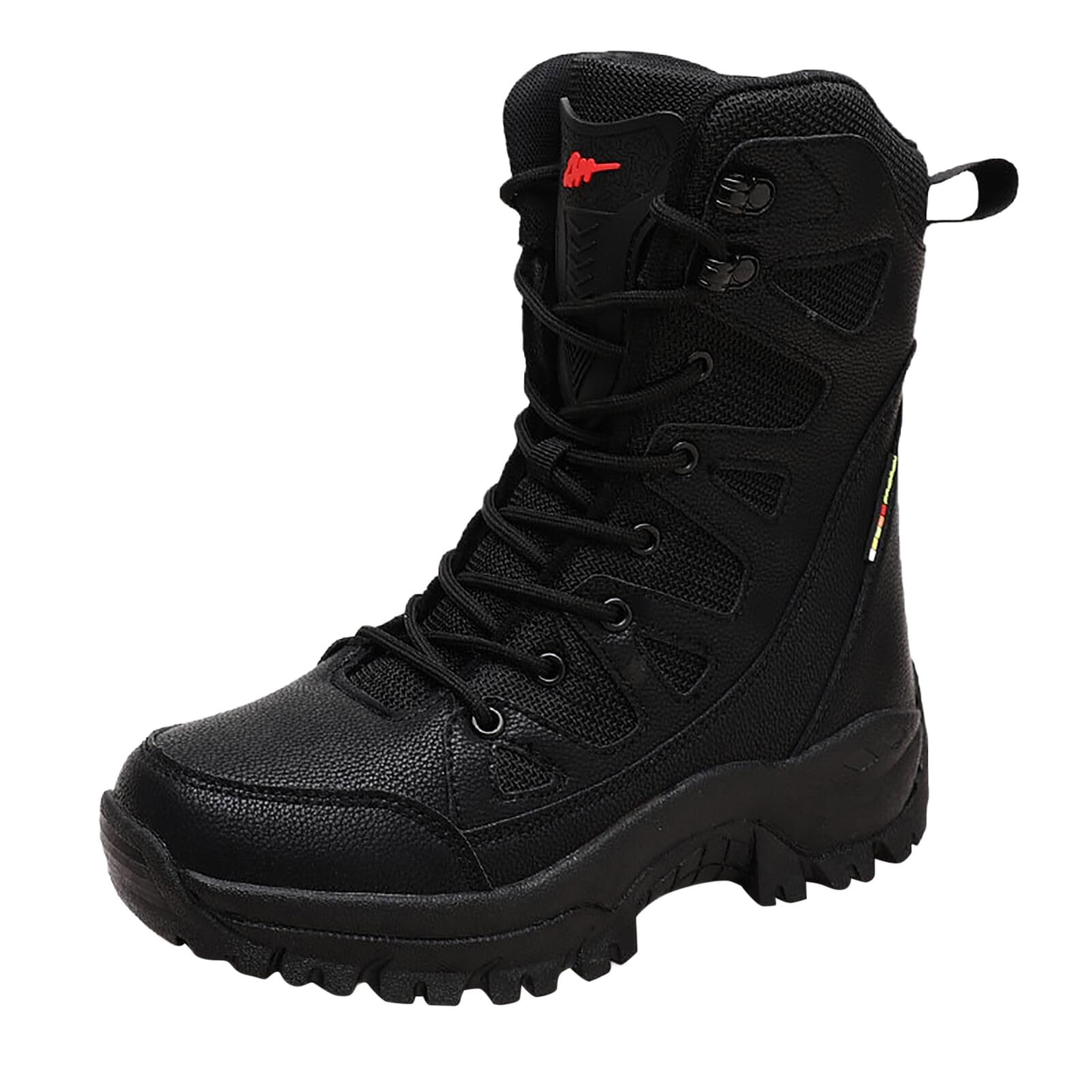Botines Medievales para Hombre Botas Militares de Combate Botas de Combate Militares Moda Casual Otoño Tallas Grandes Estilo Botines sin Cordones Casuales Moda Casual Otoño para días fríos