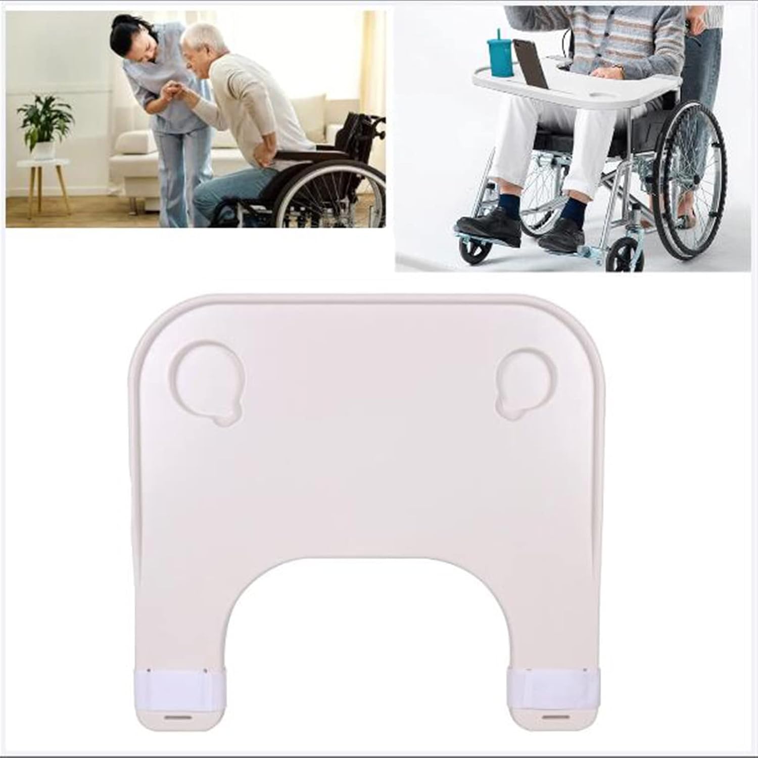 DDIOA Wheelchair Tray Table, Plastic Steel Wheelchair Lap