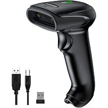 2D Wireless Barcode Scanner,Symcode Datamatrix PDF417 QR Code Handheld Reader for Screen and Printed Bar Code Scan, Works with Windows Mac and Linux PC POS