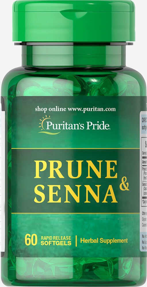 Puritan's Pride Prune & Senna-60 Softgels