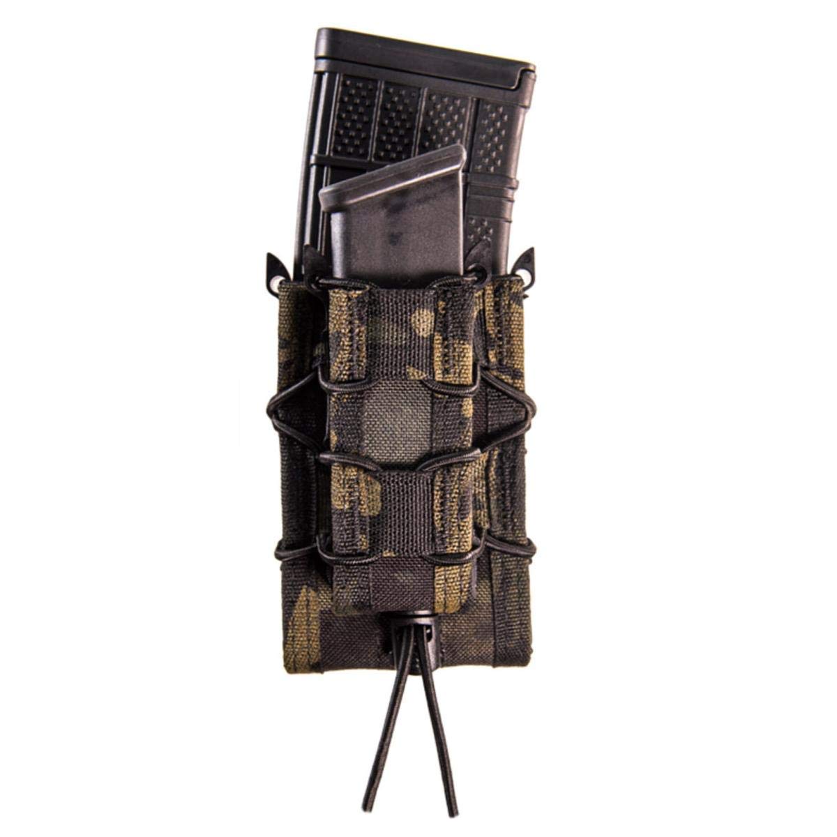 High Speed Gear Double Decker Taco Pouch | Double Stack Magazine Holster for Rifles and Pistols | MOLLE Compatible for Rapid Response