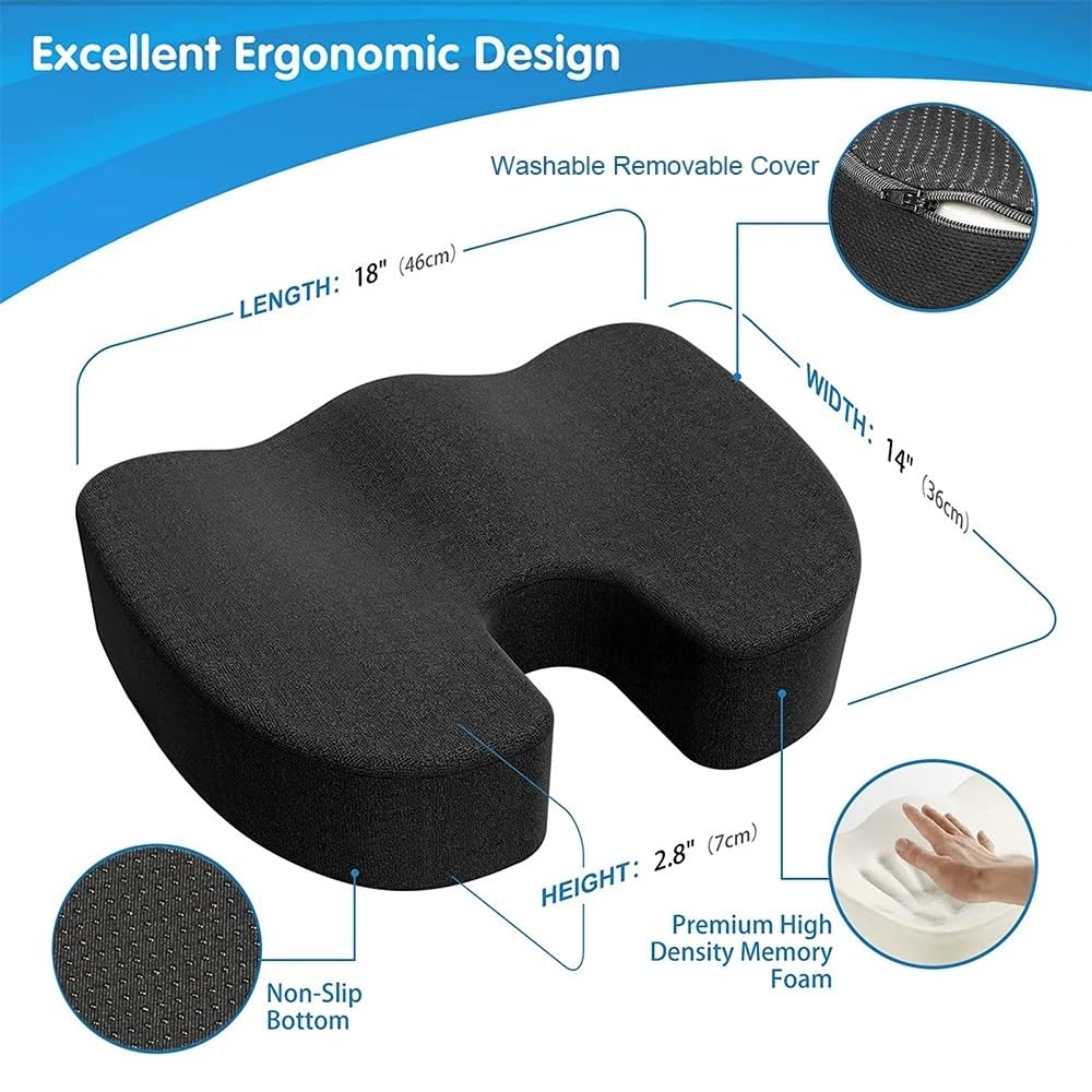 Cuscino per sedile memory foam feagar - cuscino per sedia auto