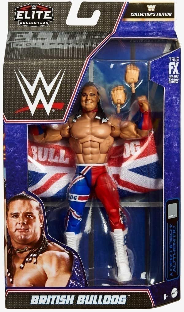 Ringside British Bulldog - WWE Elite 94 Toy Wrestling Action Figure