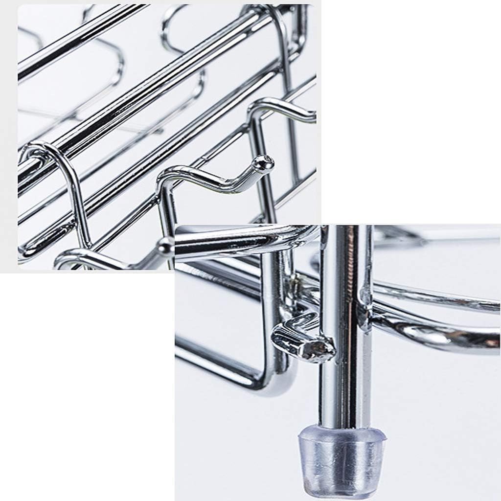 Kitchen Cutlery Drying Rack Dish Rack Multi-Function Cutlery Drain Rack Rack Supplies Buckle Punch Cutlery Rack for Dishwasher