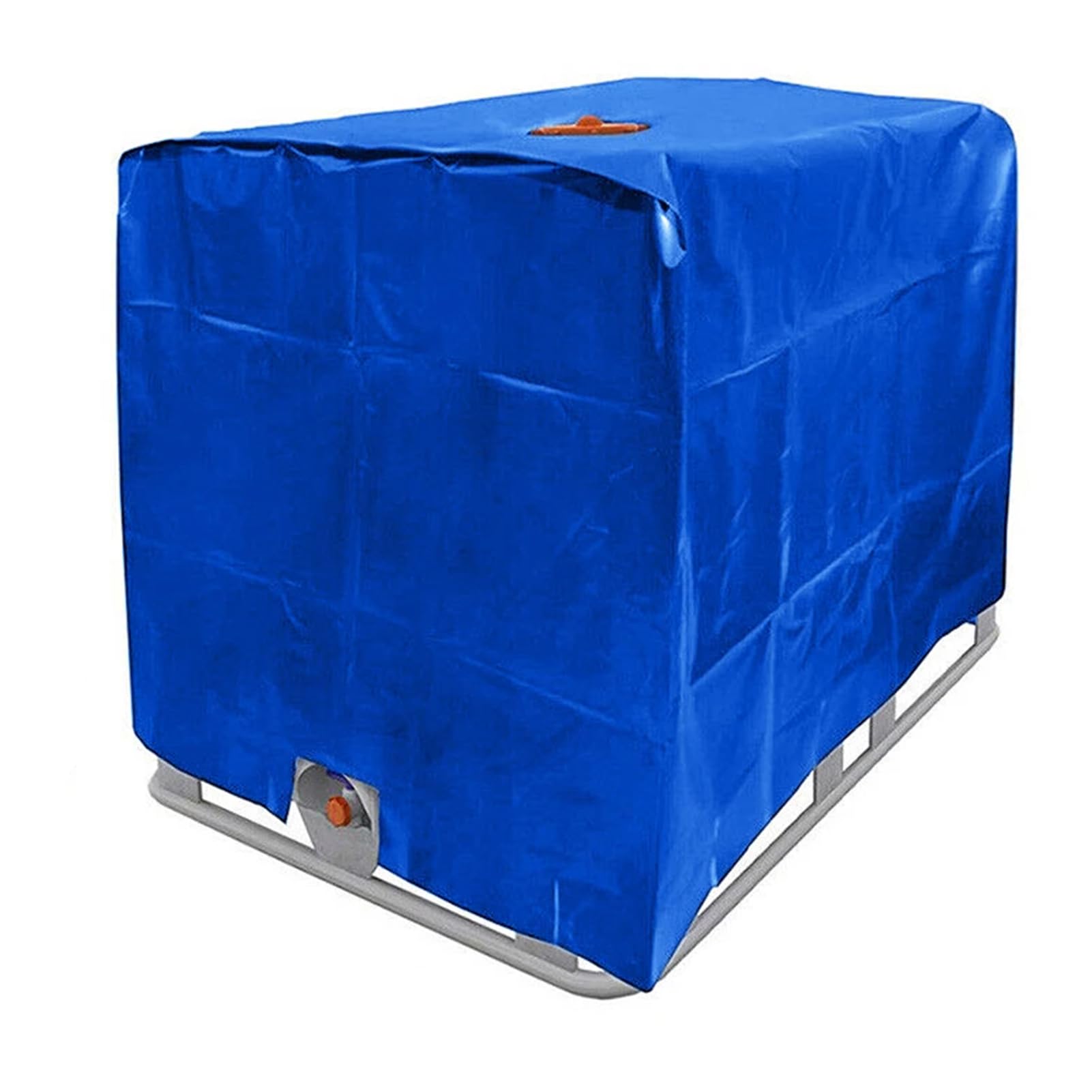 DFANCE IBC Tote Cover,IBC Container Cover,210D Water Tank Cover,Outdoor Garden Water Tank Cover for 1000L Outdoor Rain Barrel Water Tank,dust-proof,Waterproof,Sun Protection(Color:Blue)