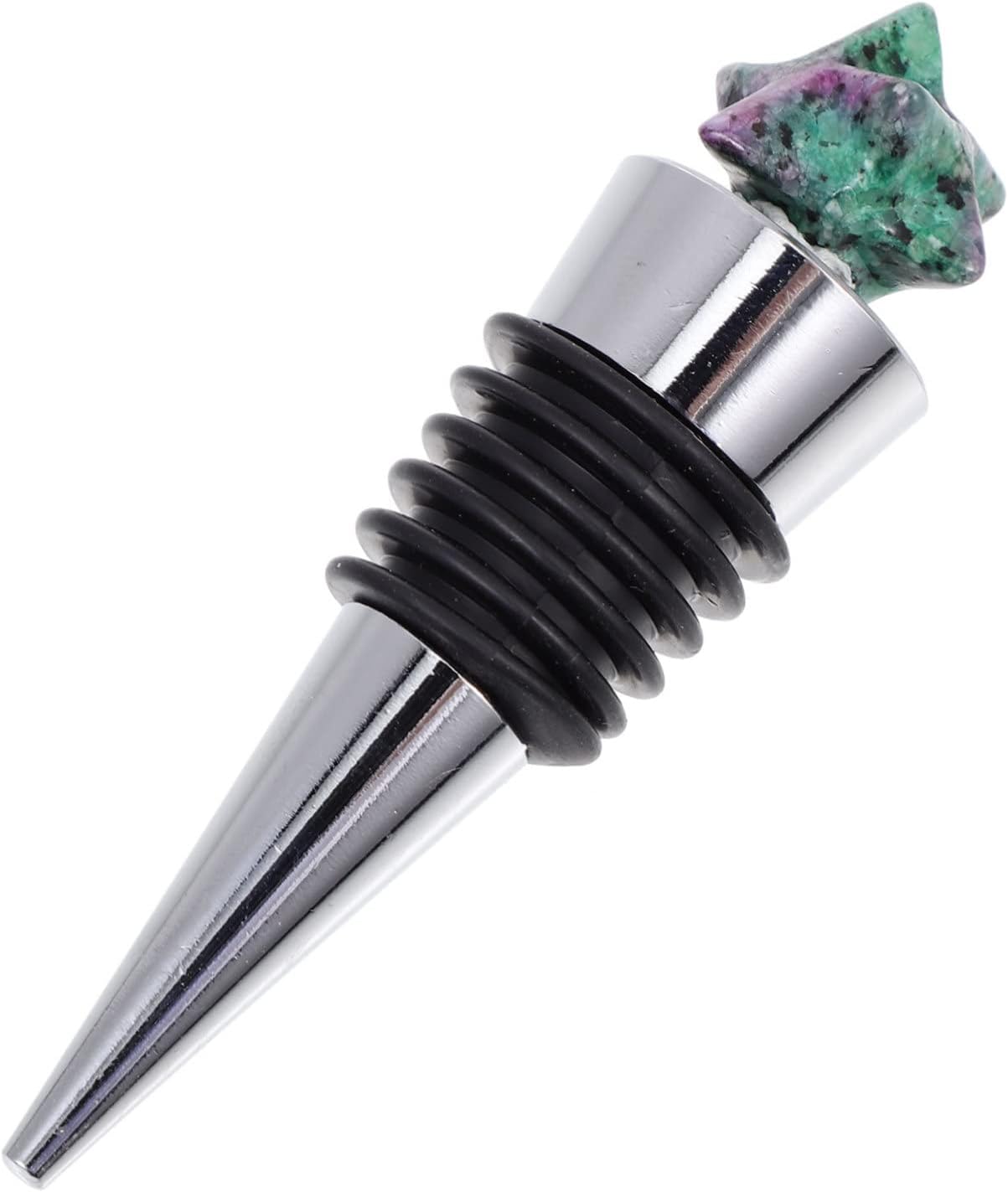 IMIKEYA 2pcs Decorative Stone Wine Bottle Stopper Wine Bottle Plug for Sparkling Stopper for Corking and Supply