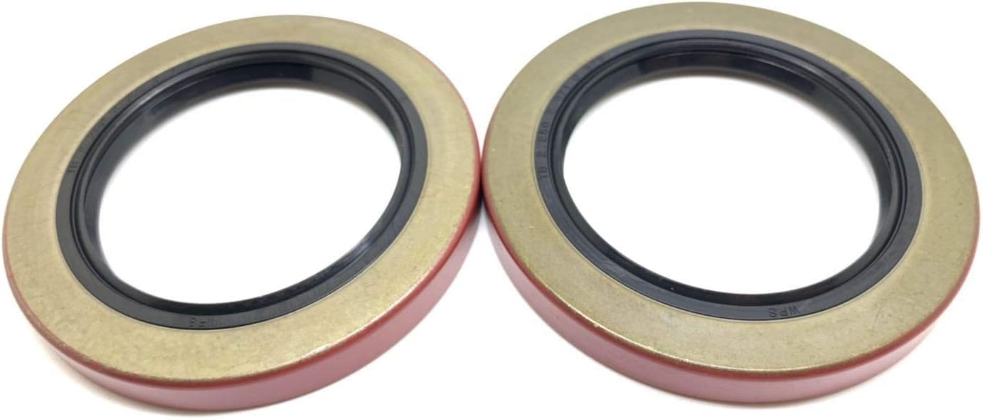 (Pack of 2) WPS Trailer Axle Hub Wheel Grease Seal 10-36 (22333TB) 5200-7000# E-Z Lube 2.250'' X 3.376''