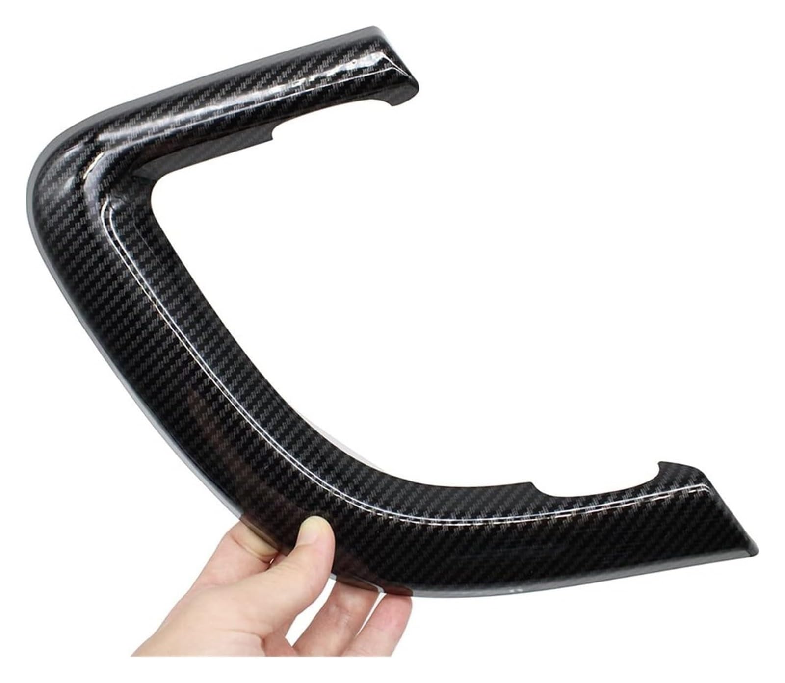 QWQTHGS Car Exterior Door Handle Cap for Discovery 2015-2019 Left Right Car Interior Door Pull Handle Cover Trim Replacement(Carbon Right)