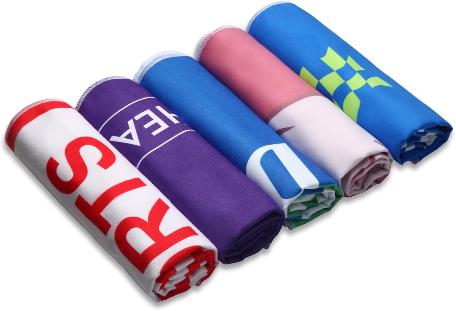 JUAN & JASMIN Microfiber Gym Towels Soft for Exercise Fitness, Sports, Workout, ODR Men & Women Quick-Drying Towels (Pink)